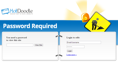 Password Protected Content